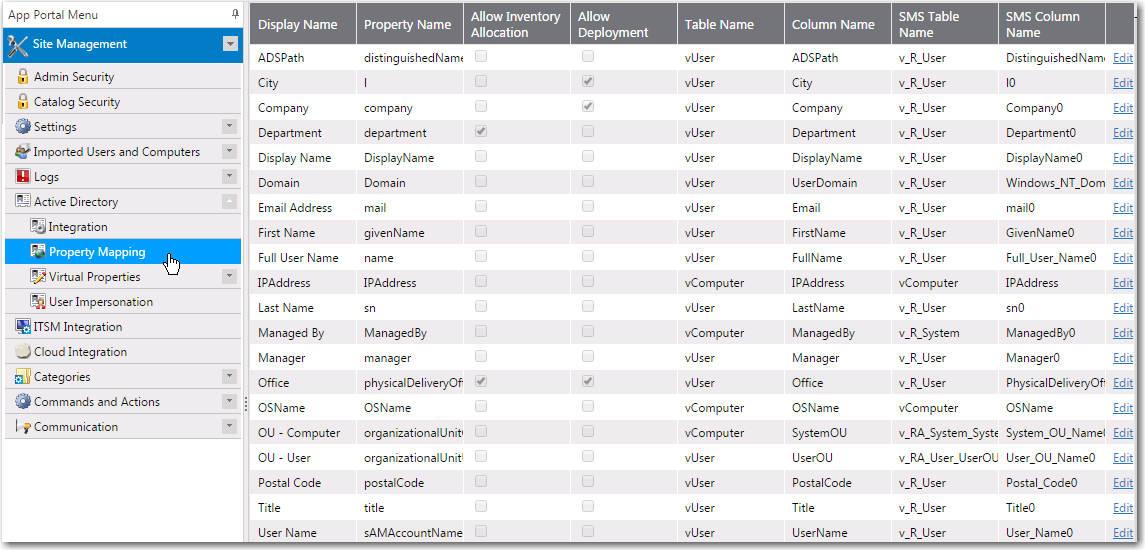 Property Mapping Toolbar